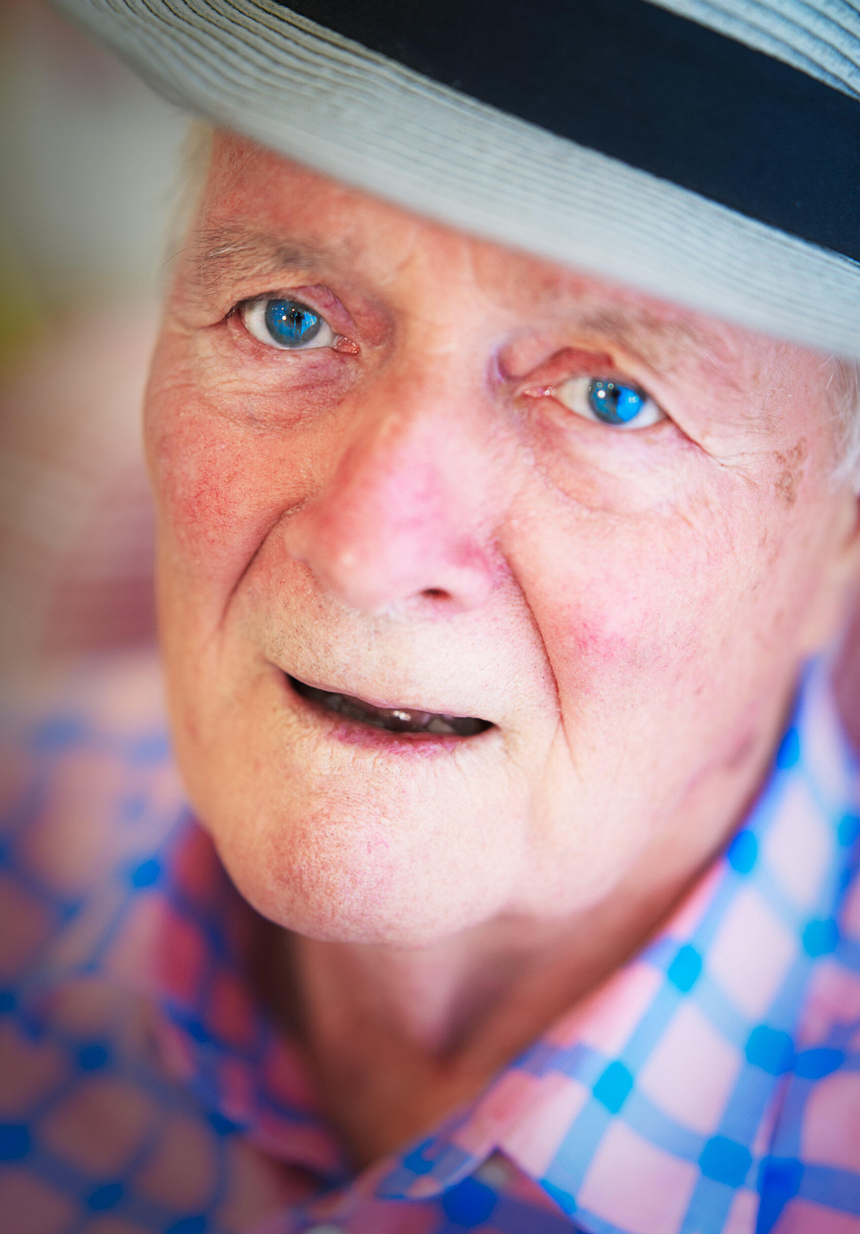 Retirement Community Portraits This was captured at a retirement community in Mount Eliza, Victoria. A beautiful close up revealing a deep sentiment in his eyes